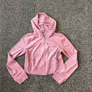 Juicy Couture Light Pink Velour Hoodie